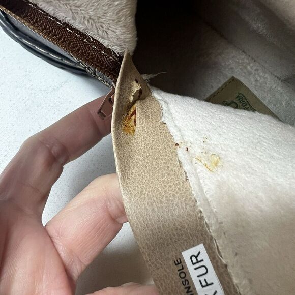 Jambu Mid Calf Boots Quilted Womens 9M Brown Vegan/Textile Zip Up Comfort Casual - Picture 11 of 11